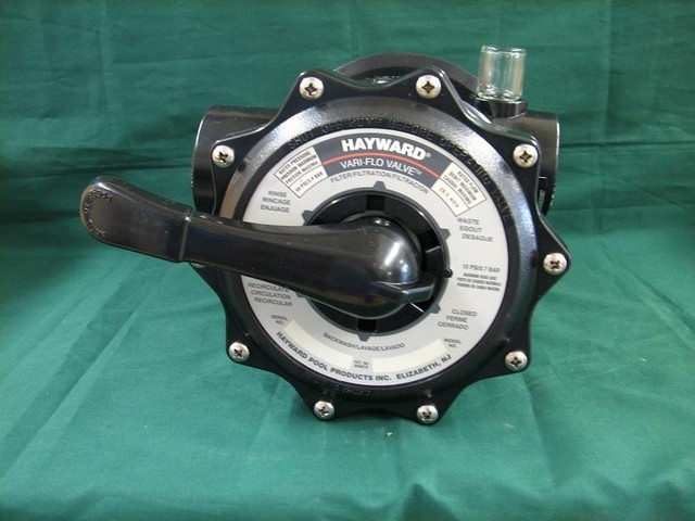 Hayward Vari-Flo 2" Top Mount Multiport Valve - Black (SP071621) for