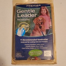 PetSafe Gentle Leader Deluxe Dog Headcollar RED SZ Small Up to 25LBS DVD