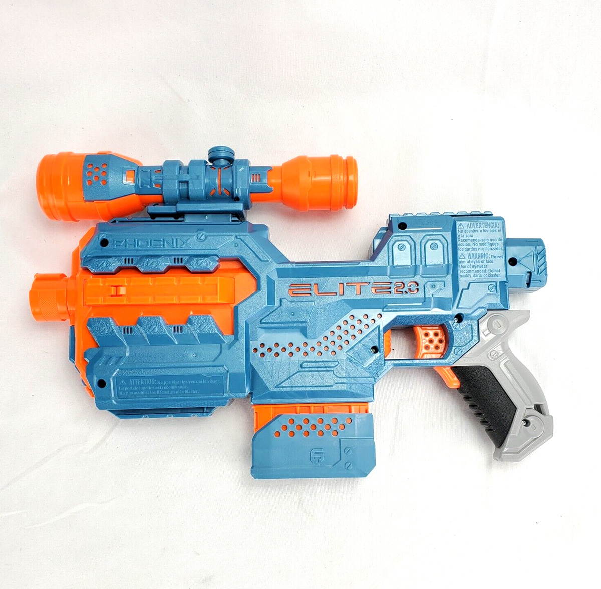 Nerf Elite 2.0 Phoenix with 6 round magazine & Scope - Missing Jam