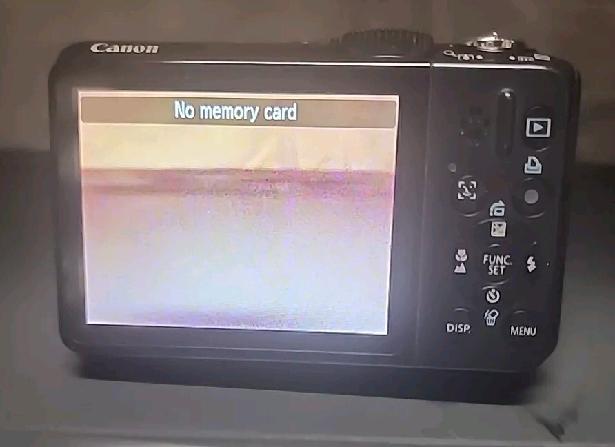 Canon PowerShot A2100 IS 12.1MP Digital Camera TESTED Black | eBay