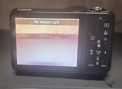 Canon PowerShot A2100 IS 12.1MP Digital Camera TESTED Black | eBay