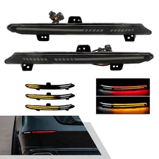 Smoked Lens Led Rear Bumper Reflector Brake Tail Light for Honda Accord 18 19-22