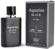 AQUARIUS BLACK Men's Cologne 3.4 OZ EDT by MIRAGE BRANDS Generic