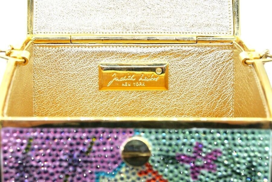 Judith Leiber MailBox Patchwork Minaudière Evenin… - image 9