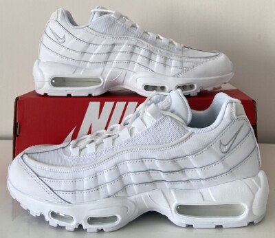 Nike Air Max 95 Essential Size 12 UK Trainers Triple White