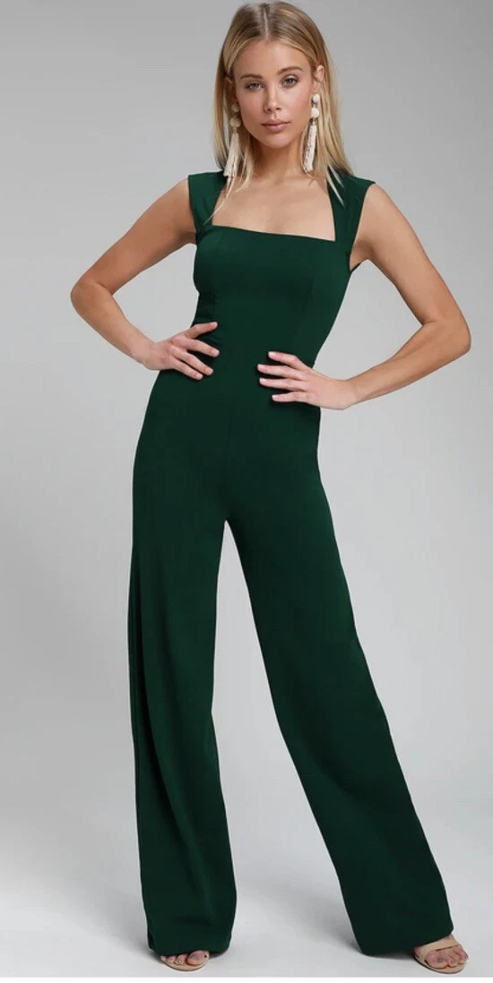 Emerald Green Formal Jumpsuit Womens, Womens Jumpsuit, Women