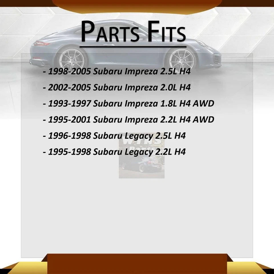 Цилиндр заднего тормозного колеса 2x для Subaru Legacy 2,2 л 1995-1998 - Изображение 2 из 4