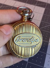2007 Advance PUR54963W Grandpa Quartz Pocket Watch Rare Item tested/works 