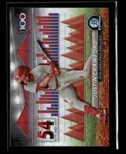 2024 Bowman Chrome Top 100 Justin Crawford  Philadelphia Phillies #BTP-54 