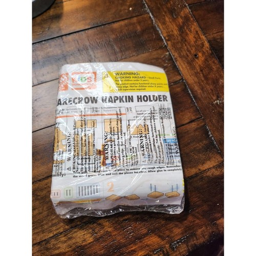 Nov 2022 NEW Home Depot Scarecrow Napkin Holder kids wooden