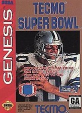Tecmo Super Bowl Football - Empty Genesis Box