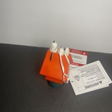 Hallmark Snoopy with Doghouse Light-Up Christmas Ornament Peanuts RARE