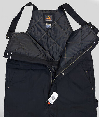 Walls DWR Duck Frost Blizzard Pruf Quilt Insulated Bib Overall
