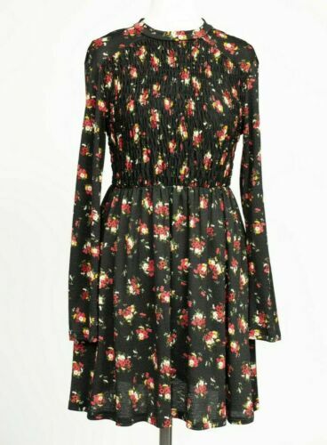 miss selfridge spot and floral print skater dress Miss Selfridge frill sleeve mini dress in floral print