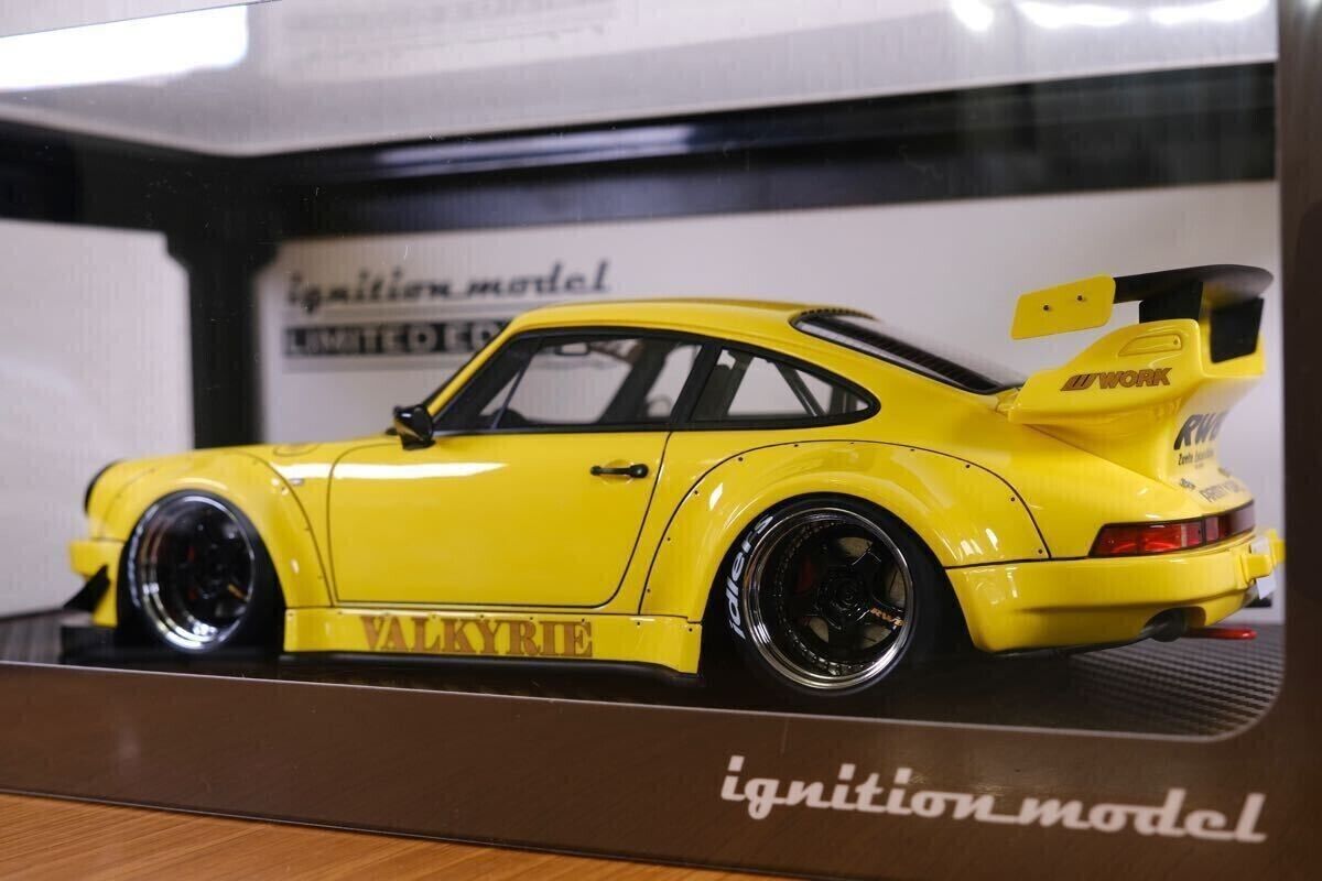 1/18 Ignition Model RWB 930 Porsche 911 M64 Yellow w/ Engine 1/18 Ignition Model RWB 930 Porsche 911 M64 Yellow w/ Engine