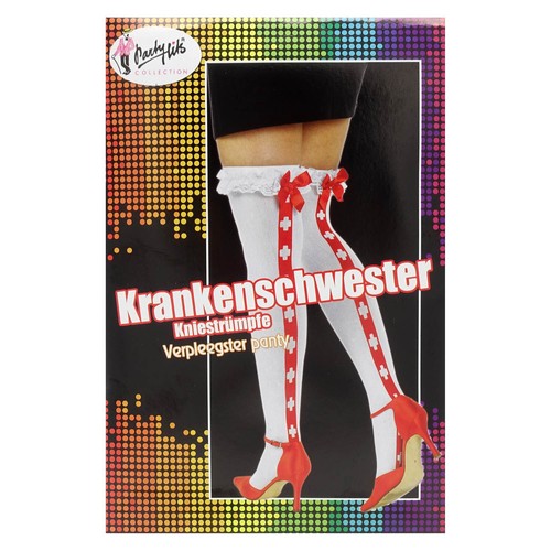 Halloween Blutige Overknee Strümpfe - Grusel-Socken Für Damen