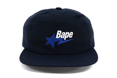 A BATHING APE BAPE STA LOGO NYLON CAP NAVY IN STOCK | eBay