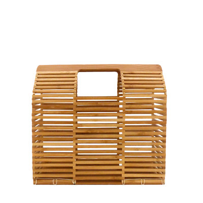 STUDIO.MUNET Thor 26 Architecture Bamboo Box Bag Nature Wood Bambus Korb  Tasche | eBay.de
