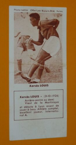 FOOTBALL BISCUITS REM DARTUS 1958 XERCES LOUIS RC LENS GIRONDINS BORDEAUX FRANCE - Imagen 1 de 2