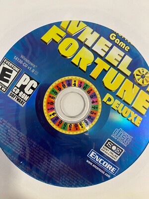 Wheel of Fortune Deluxe (PC, 2007) PC Game DISC ONLY NO BOX ...