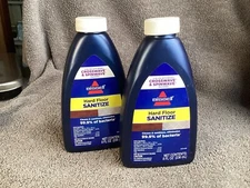 2 Bissell Hard floor for crosswave and spinwave machines sanitize floor cleaner