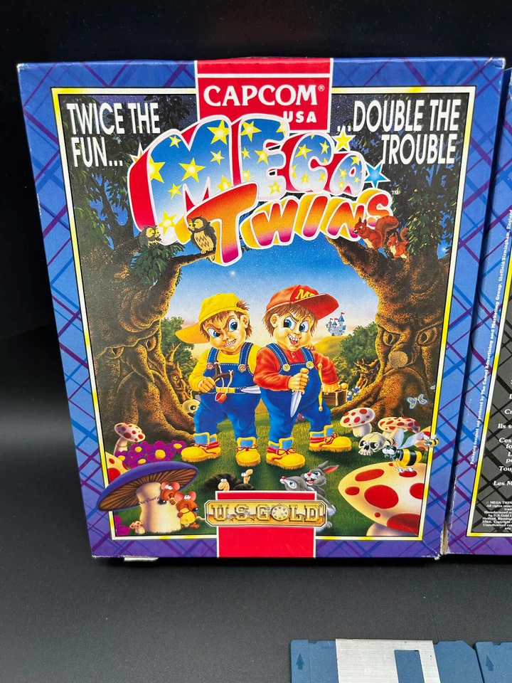 Mega Twins - PAL / EUR - Capcom/ U.S. Gold - CBM Amiga - German - BIG BOX - - Bild 4 von 4