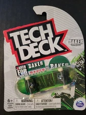 2021 TECH DECK BAKER GREEN WOOD GRAIN REYNOLDS RARE NIB Ships Fast!!
