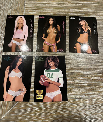 5 Card Benchwarmer  card lot. Jennifer, Holly W, Jamie , Diana, Lauren see pics