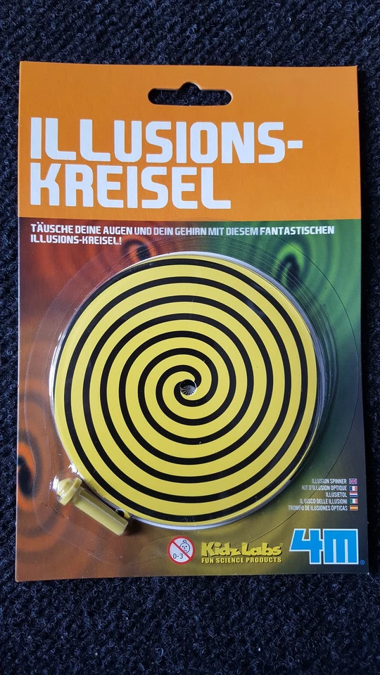 HCM KINZEL Experiment Illusionskreisel Optische Täuschung Wasserfall Effekt - spannend R5-