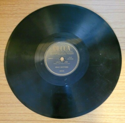 Mills Brothers; Lazy River, Wish Me Good Luck Amigo 78rpm Decca 28458,  1952