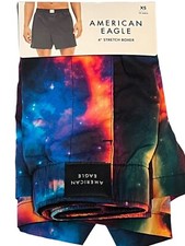 NWT AMERICAN EAGLE Stretch Boxer Sz XS-S-M-L-XL Blue Space Galaxy 28