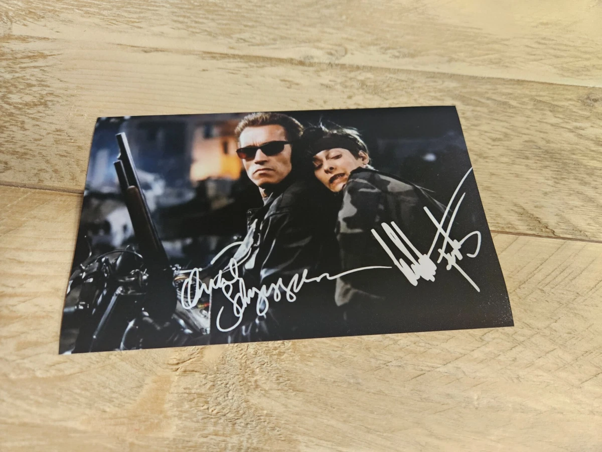 Reproduction D'autographe Arnold Schwarzenegger - Photo 10x16 Cm