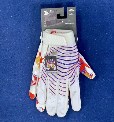 Under Armour BLUR Limited Edition USA Football Receiver Gloves 1360947 Size XXL