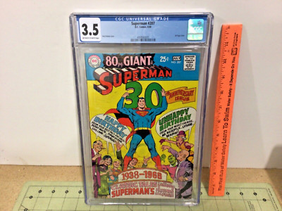 DC Comics Superman Giant comic #207 graded CGC 3.5