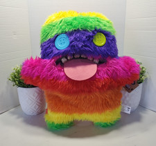 Fuggler Bigg Fugg Monster Plush 17  Oogah Boogah JUMBO Zuru Plush Rainbow   NEW