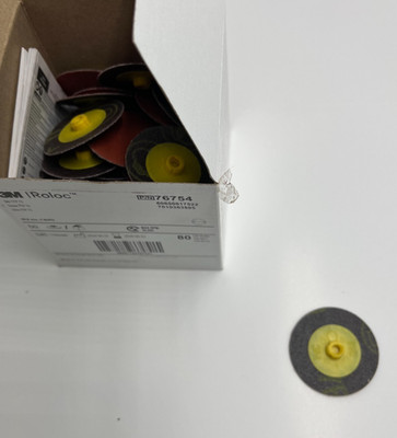(QTY 50) 3M 76754 Roloc Abrasive Disc Ceramic 80 X 2.00'' (50.80mm) Diameter