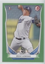 2014 Bowman Draft Green 22/75 Zech Lemond #DP64 0f6