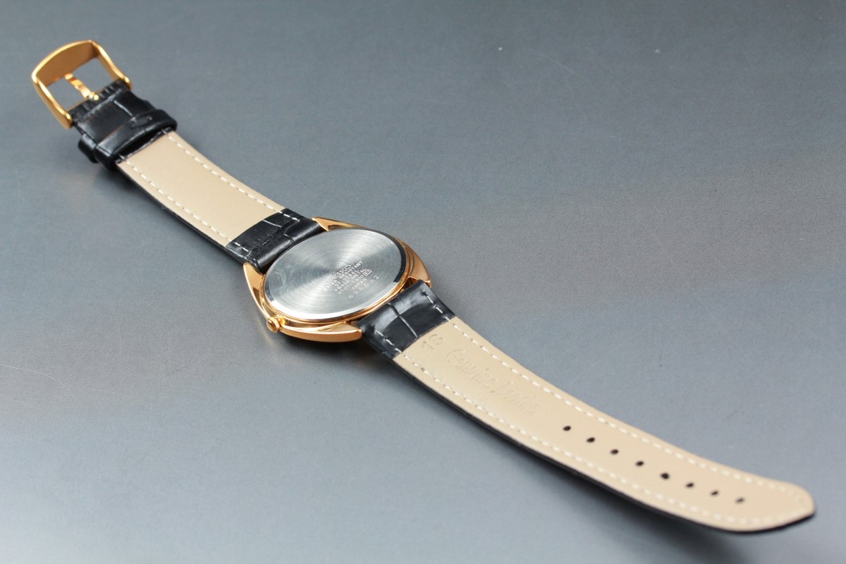 Vintage 1996 Seiko Galaxy V701-7A10 Gold Round Quartz Mens Watch