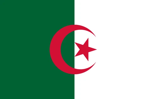 Algeria Flag Self Adhesive Sticker