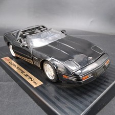 Maisto Black Corvette Convertible ZR-1 1992 1:18 Diecast Sport Car No Box