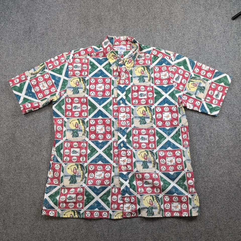 Reyn spooner Men’s Short Sleeve Button Up Shirts - Lot of 7 - Size XL - Image 4 of 4