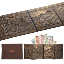 Trymaker Dm Screen 5e, DND Dungeon Master Screen Faux Leather, Gm Screen, D&D