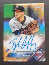 2016 Topps Chrome Tyler Duffey Orange Refractor RC 17/25 #RA-TD Minnesota Twins