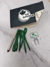 Vintage The National Golf Club Canada Scorecard Pencil Divot Tool Lot