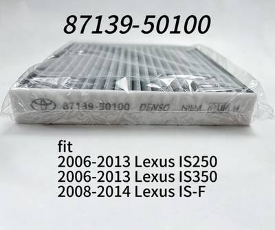#ad Lexus IS250 IS350 IS F 2006 2013 AC CHARCOAL CABIN AIR FILTER 87139 50100 $18.66
