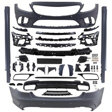 Sto&szlig;stange Sport Bodykit f&uuml;r alle Mercedes C-Klasse W205 Mopf Umbau ohne AMG C63