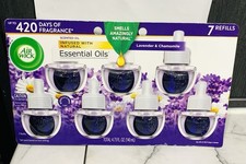Air Wick Plug in Scented Oil Refill 7 Refills Lavender Chamomile Air Freshener