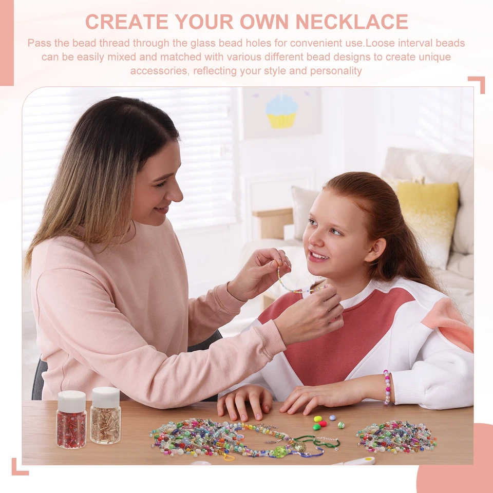 Paquete de 2000 cuentas de semillas de vidrio, cuentas de corneta de 3x3 mm/0,12 x 0,12 pulgadas [verde oscuro] Foto 4 de 4