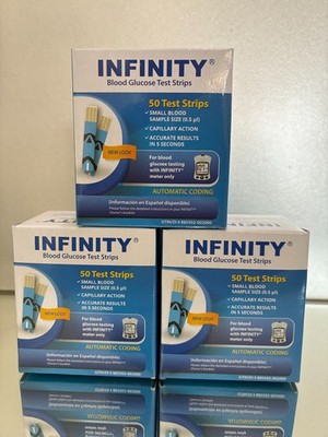 Infinity Blood Glucose Test Strips (QTY) 150 EXP 08/2027 FAST FREE SHIPPING