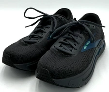 Brooks Ghost Max 2 Men's Size 9.5 EE (Wide) Ebony/Cockatoo/Blue Running Shoes